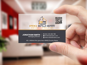 Business Card Design by Creations Box 2015 for Pro Bauherr GmbH | Design: #30874508