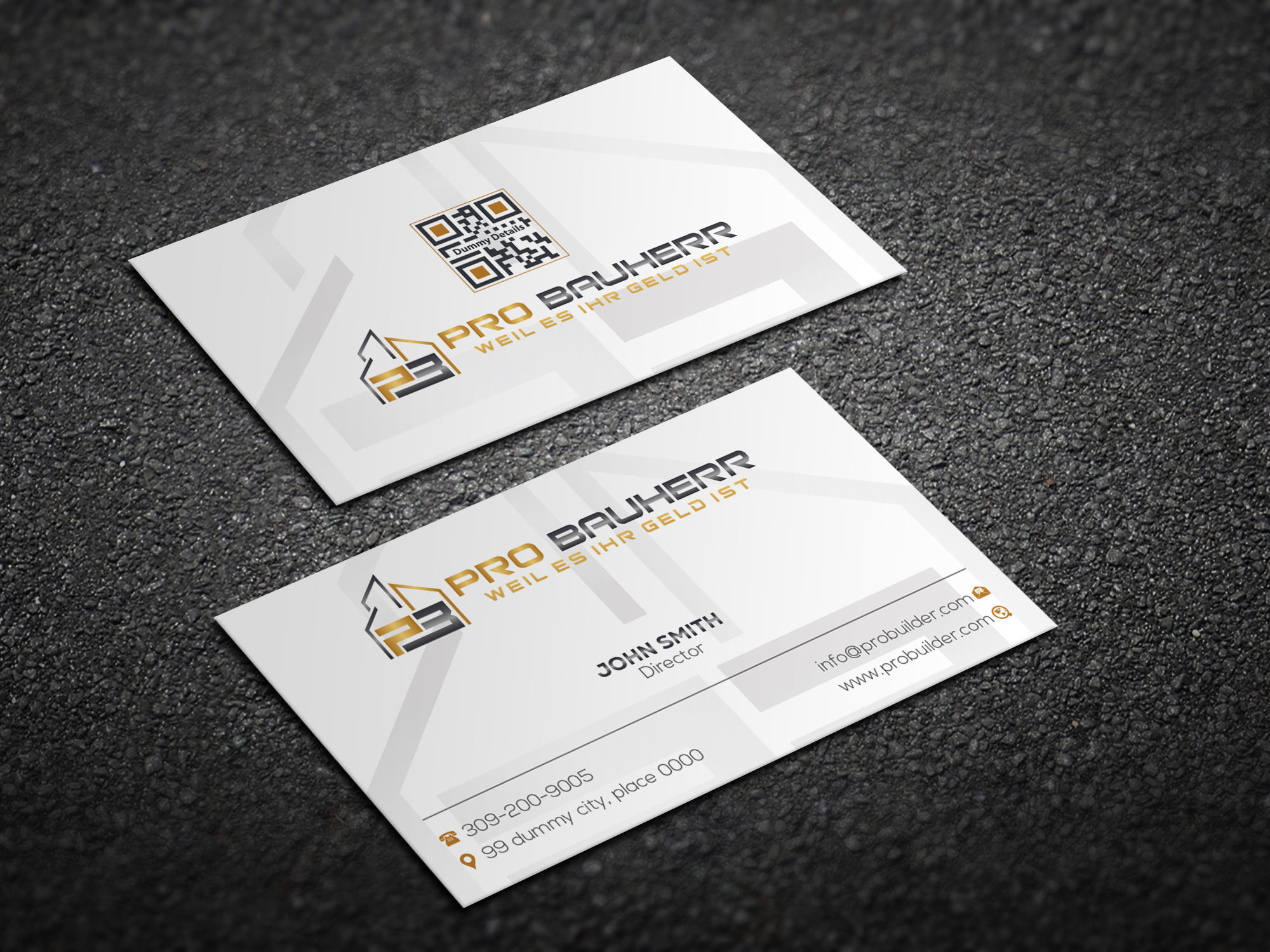 Design de Carte de Visite par Magic of Art pour Pro Bauherr GmbH | Design #30873071