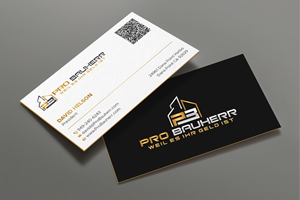 Business Card Design by DesignShout for Pro Bauherr GmbH | Design: #30870881