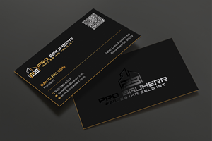 Business Card Design by DesignShout for Pro Bauherr GmbH | Design: #30870979