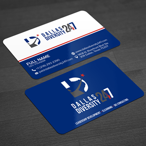 Business Card Design by WellDesign for Dallas Diversity 24/7 | Design: #30872318