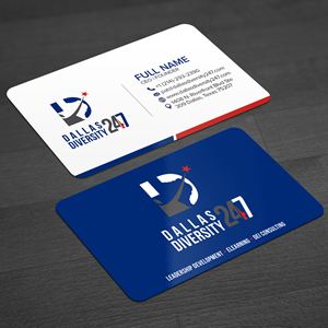 Business Card Design by WellDesign for Dallas Diversity 24/7 | Design: #30872319