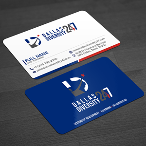 Business Card Design by WellDesign for Dallas Diversity 24/7 | Design: #30872320