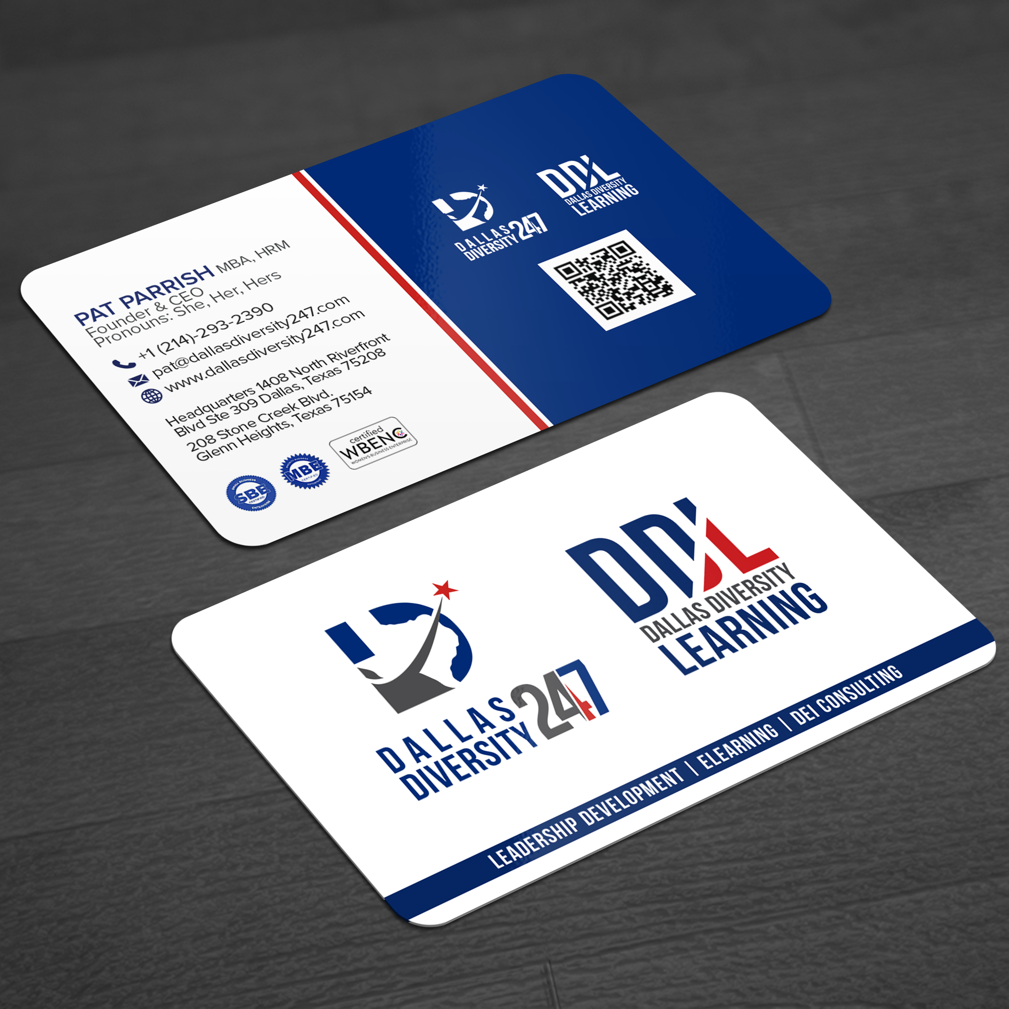 Business Card Design by WellDesign for Dallas Diversity 24/7 | Design #30877064