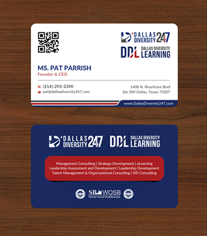 Business Card Design by Sun Moon Graphic Designer for Dallas Diversity 24/7 | Design: #30873627