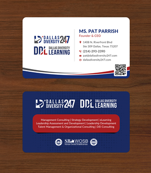Business Card Design by Sun Moon Graphic Designer for Dallas Diversity 24/7 | Design: #30873630