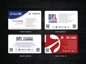 Business Card Design by Sun Moon Graphic Designer for Dallas Diversity 24/7 | Design: #30884172