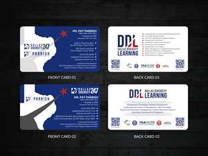 Business Card Design by Sun Moon Graphic Designer for Dallas Diversity 24/7 | Design: #30884173