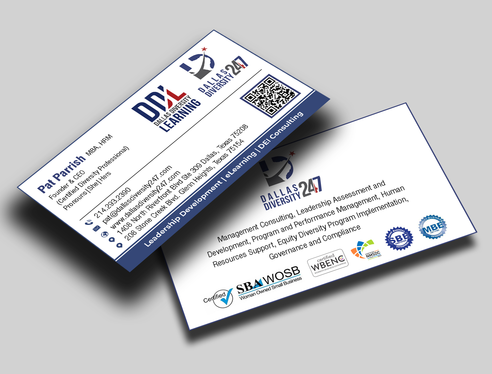 Business Card Design by jaggi5097 for Dallas Diversity 24/7 | Design #30877396