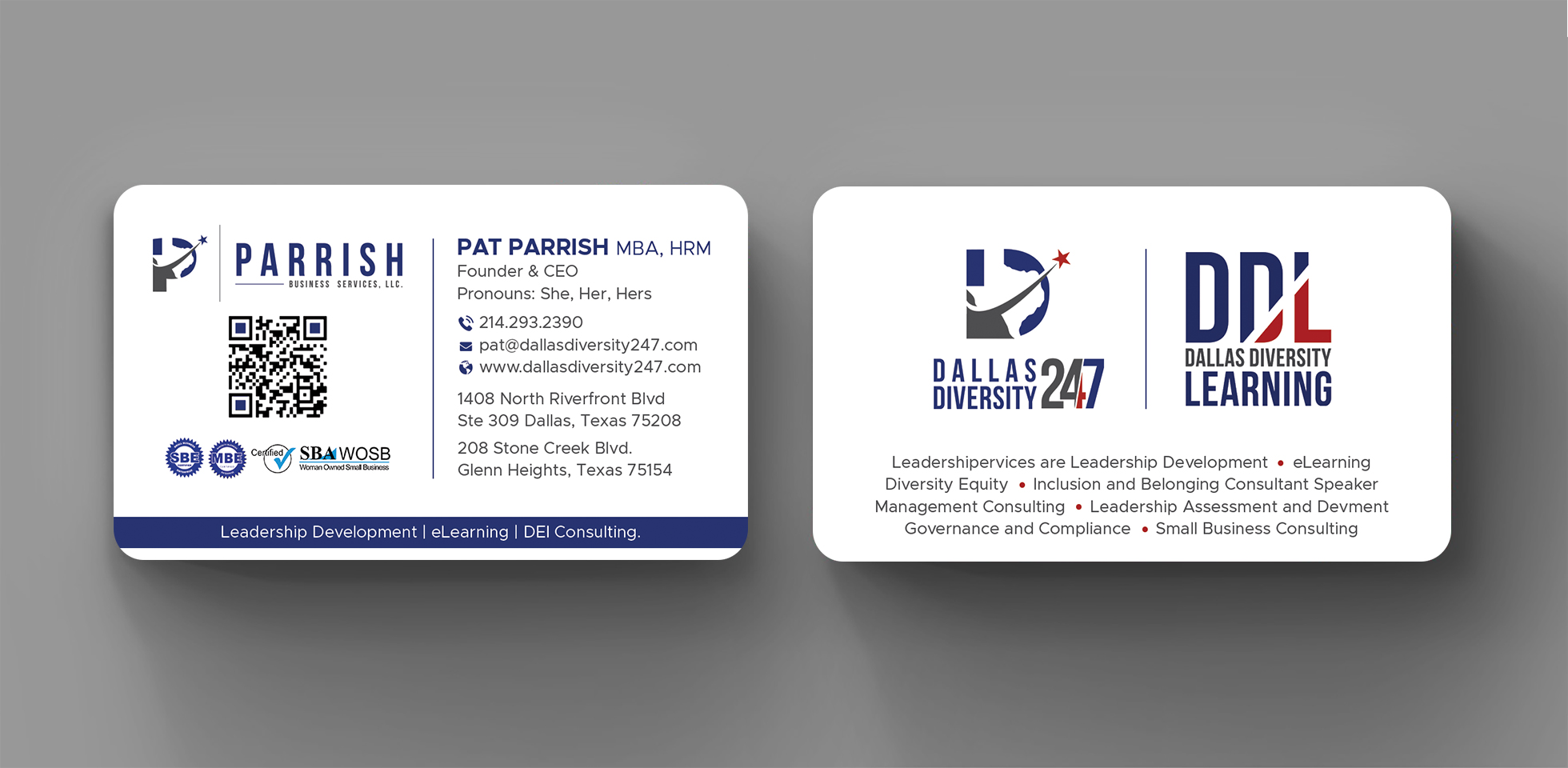 Business Card Design by DesignShout for Dallas Diversity 24/7 | Design #30878511