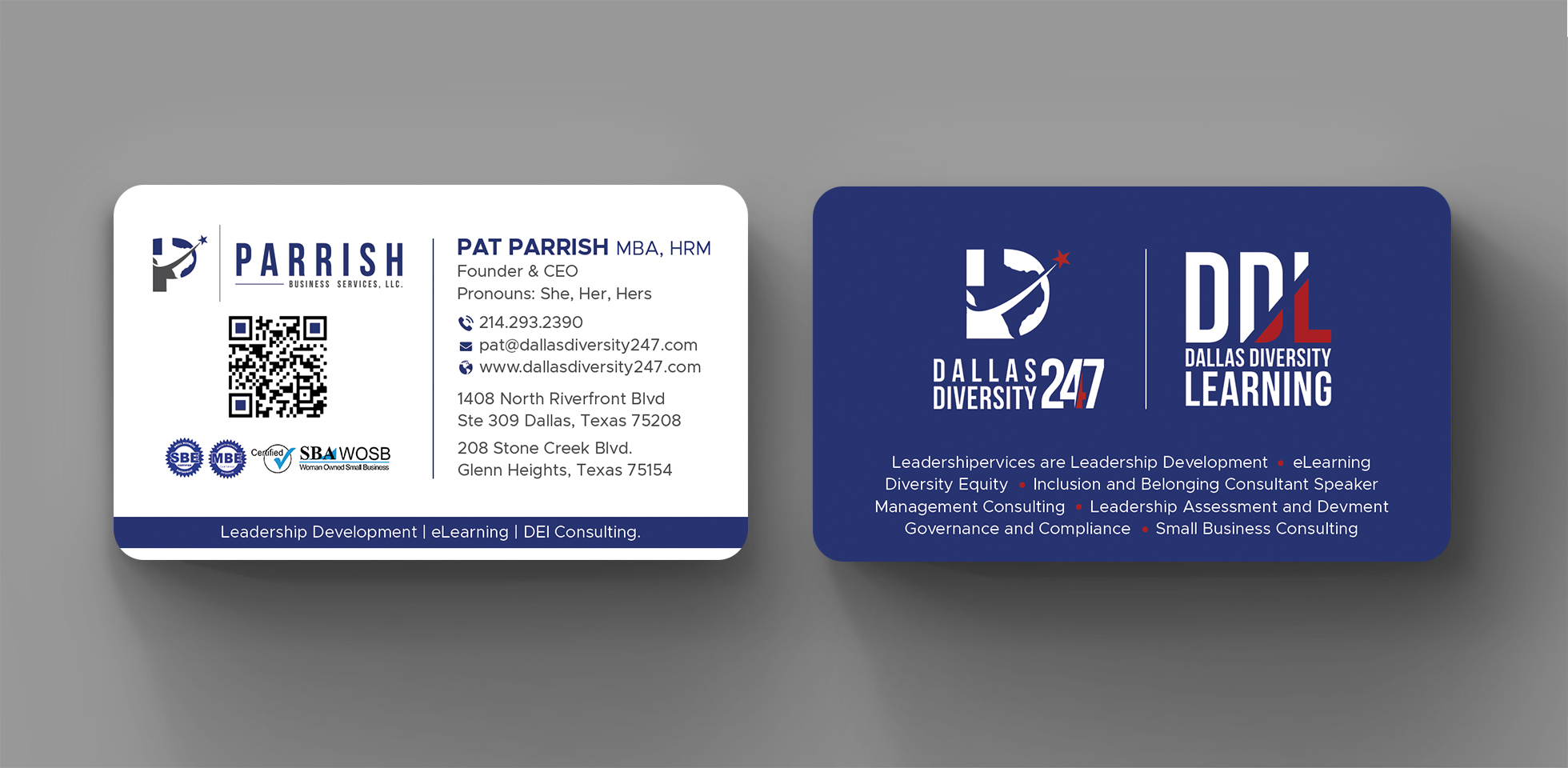 Business Card Design by DesignShout for Dallas Diversity 24/7 | Design #30878512