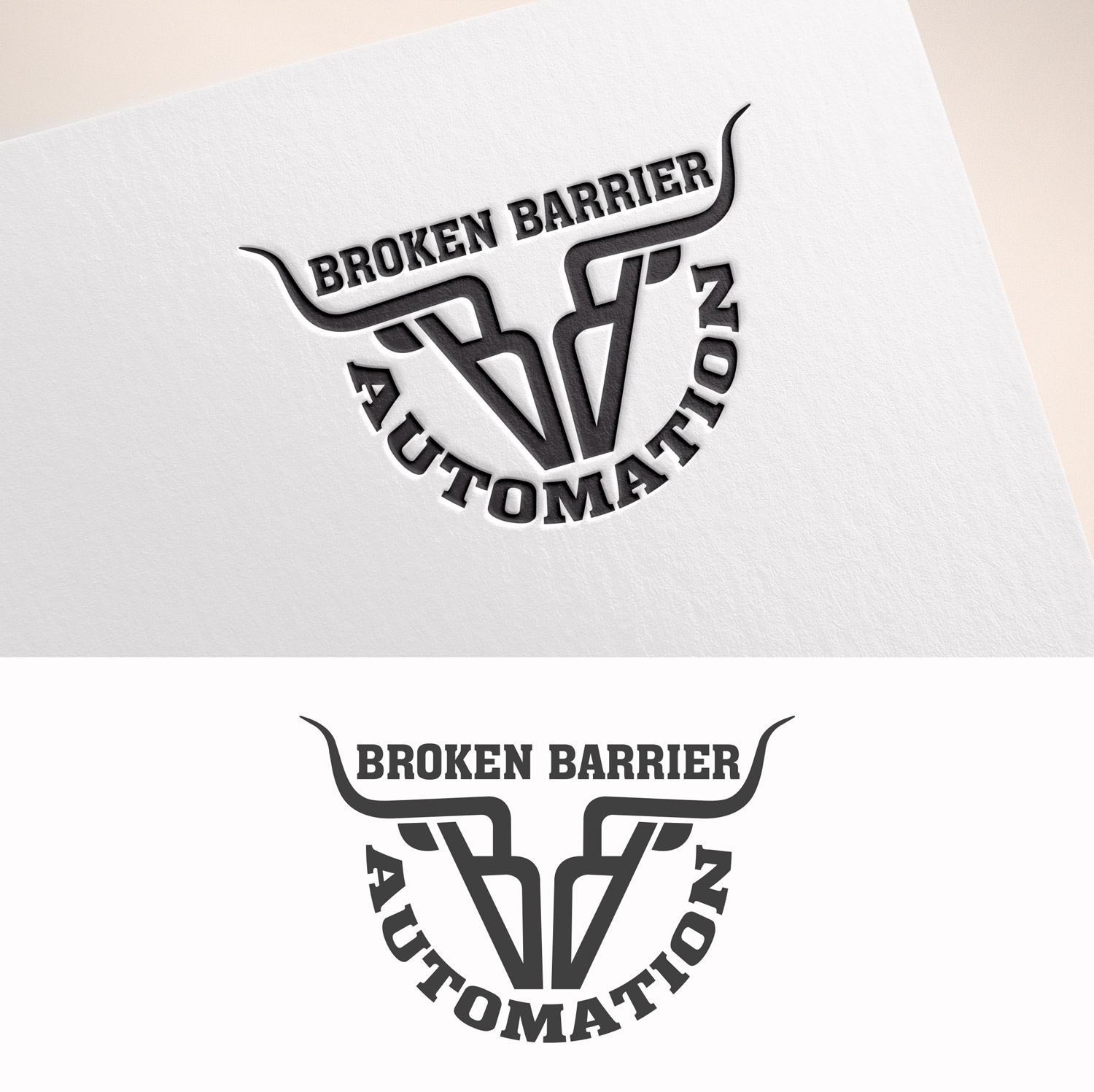 Logo Design by M Art & Design for Broken Barrier Automation | Design #30872543
