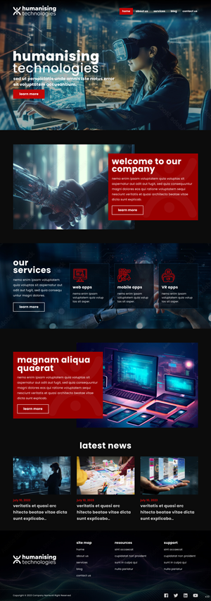 Design Wordpress par pb pour Netroworx | Design : #30892175