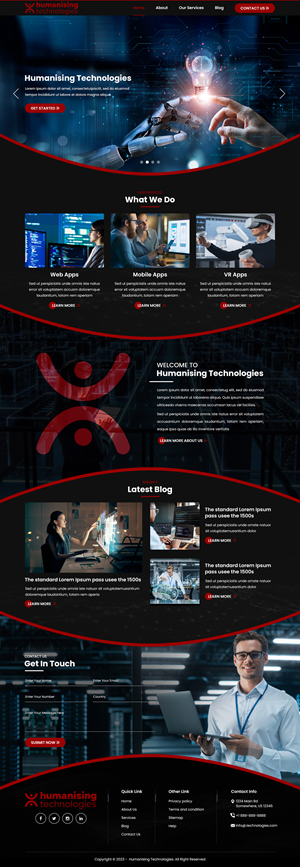 Design Wordpress par Titan Eagle pour Netroworx | Design : #30880419