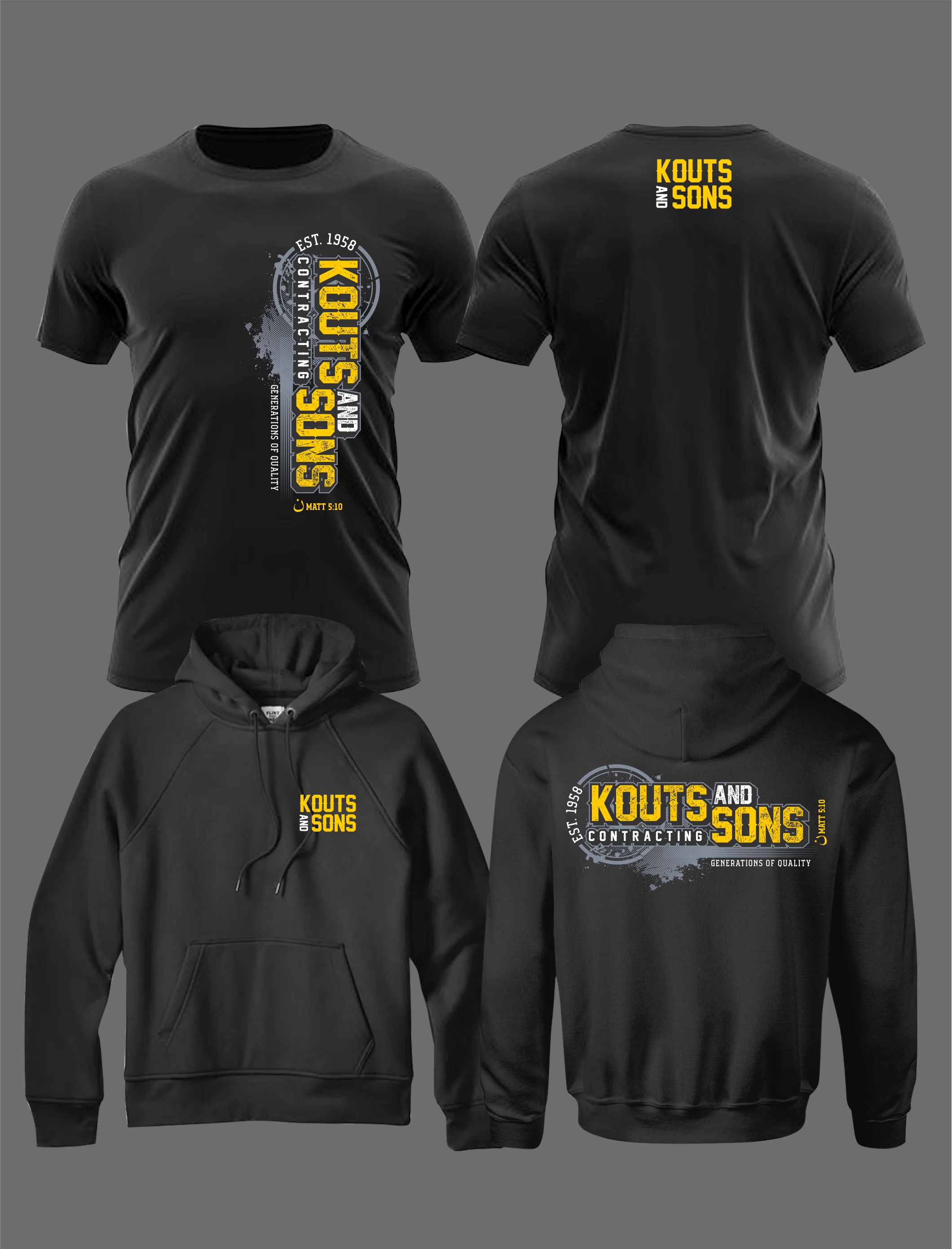 T-shirt Design by guruntool for kouts and sons inc | Design #31024354