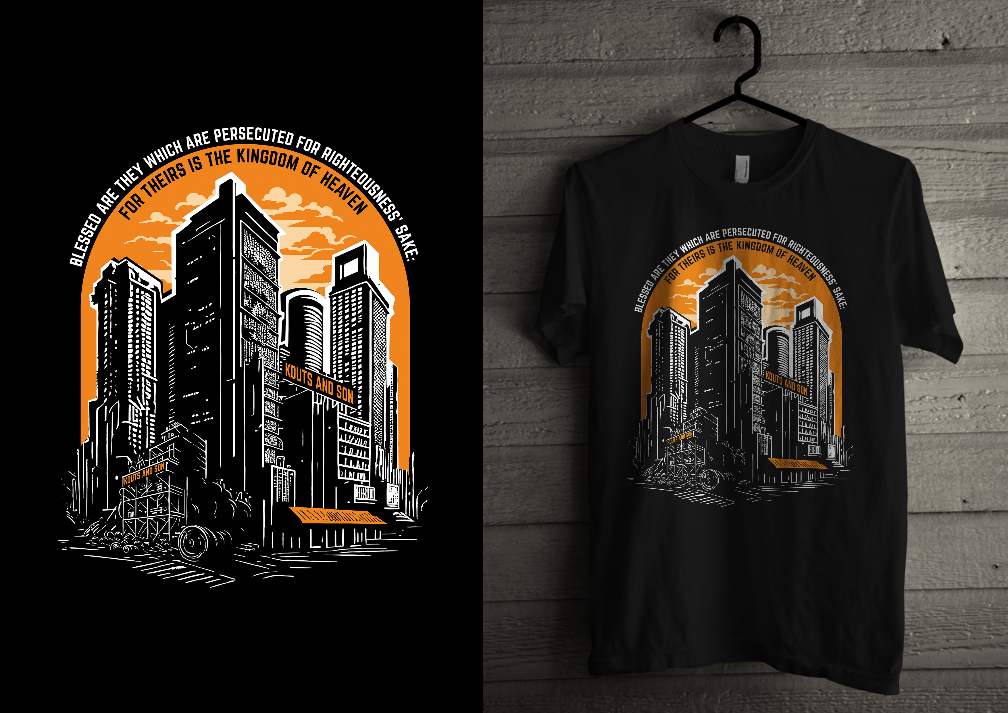 T-shirt Design by denuj for kouts and sons inc | Design #30885077