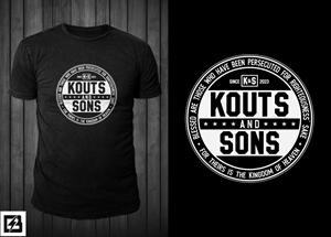 T-shirt Design by Barney Stinson for kouts and sons inc | Design: #30884289