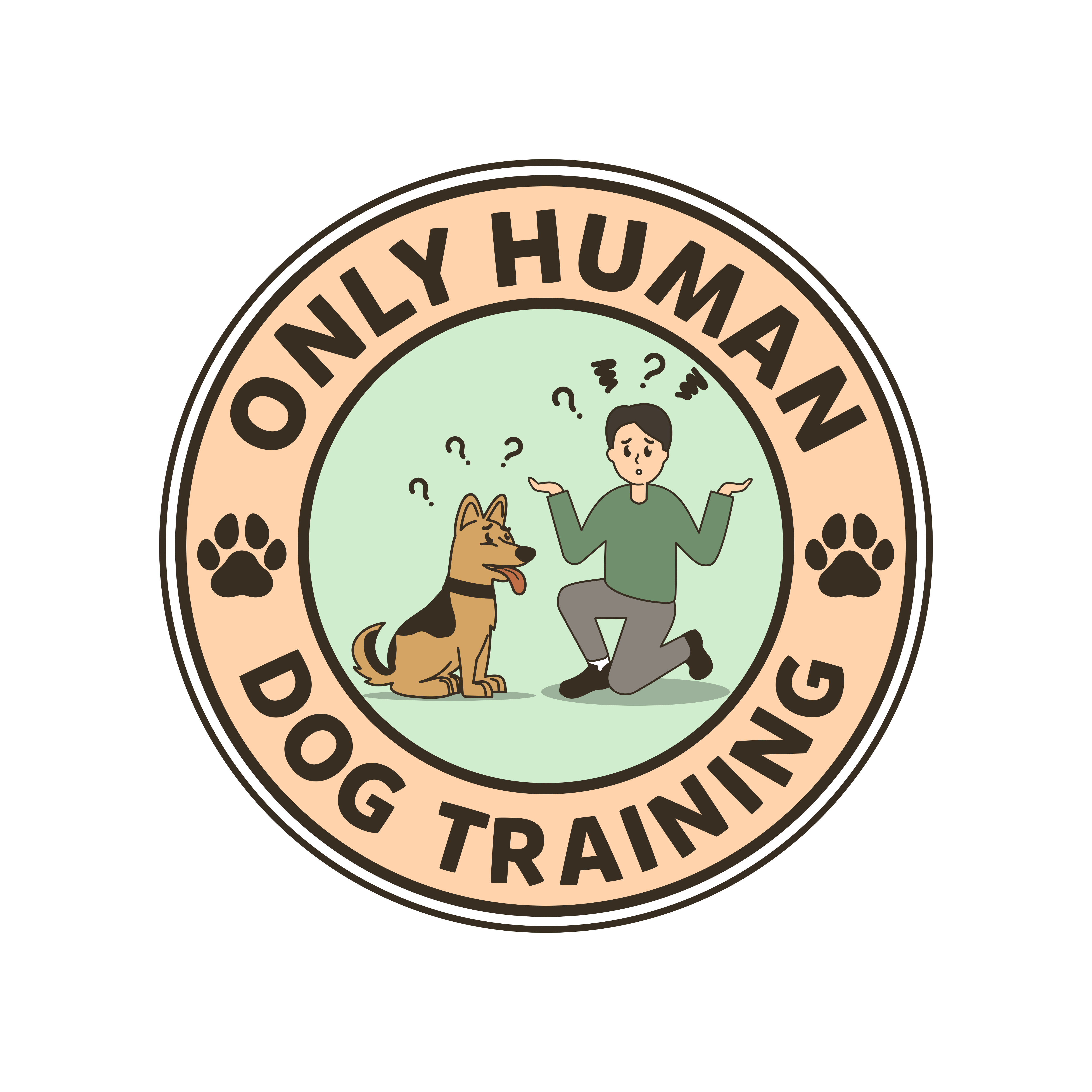 Design de Logo par GambarSERU pour Only Human Dog Training | Design #30879261