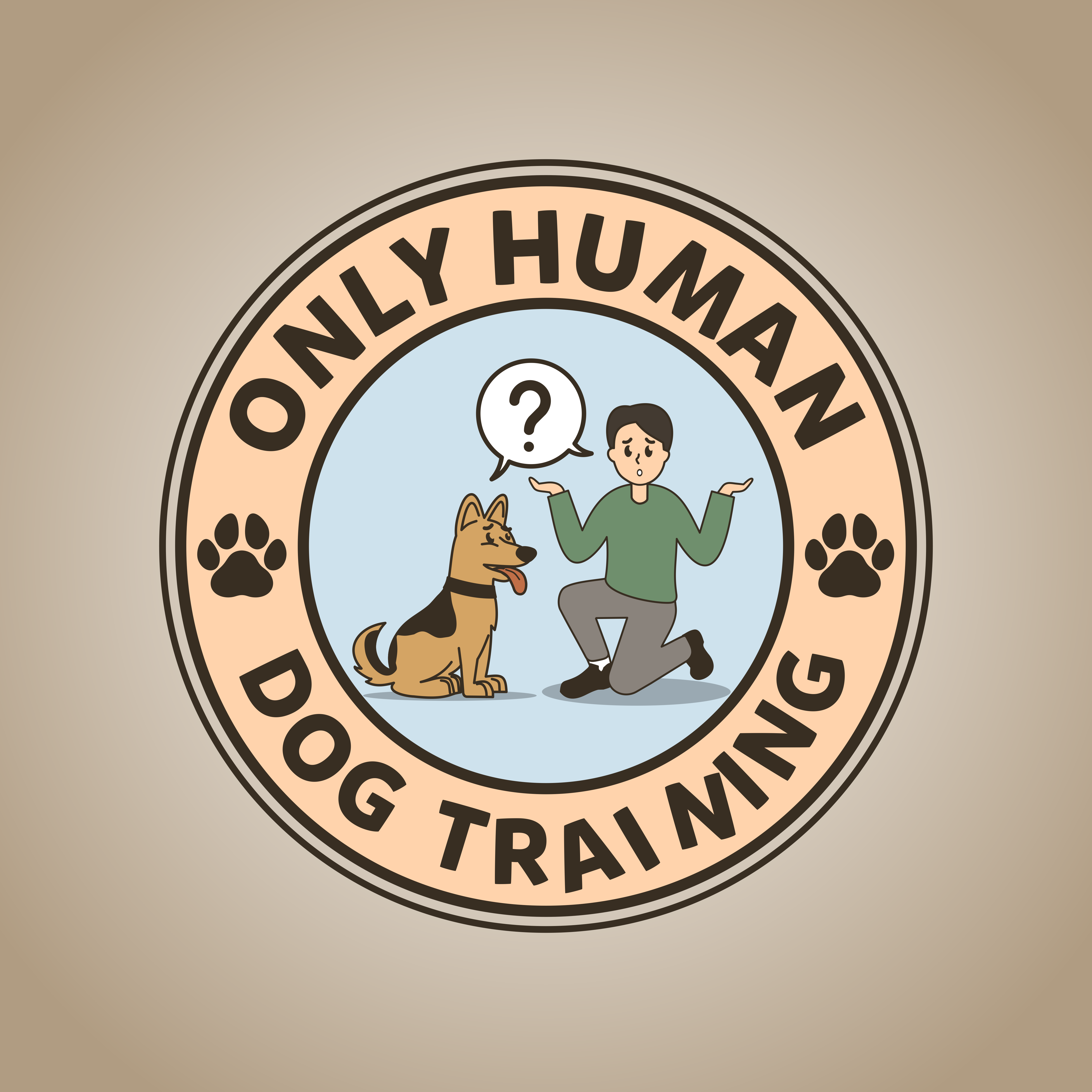 Design de Logo par GambarSERU pour Only Human Dog Training | Design #30879308