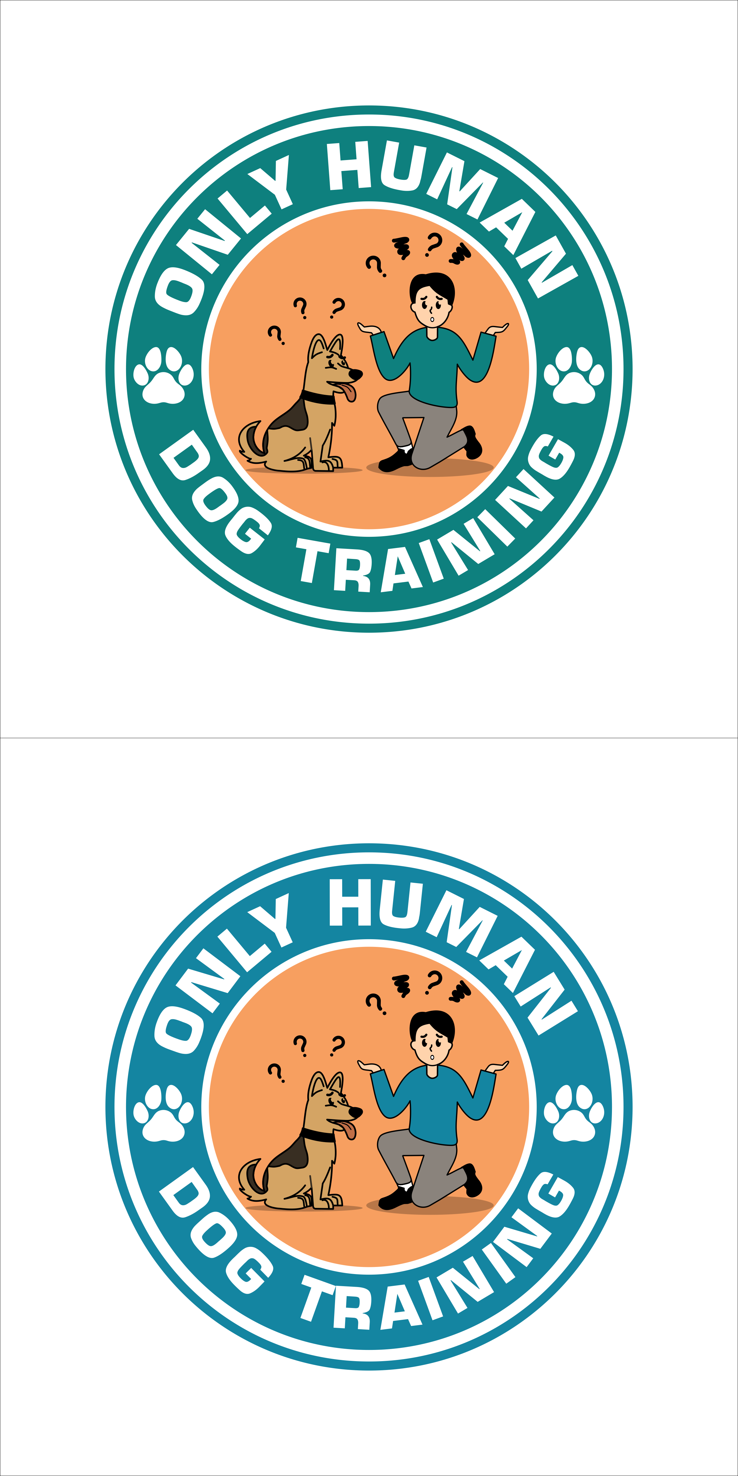 Design de Logo par GambarSERU pour Only Human Dog Training | Design #30879401