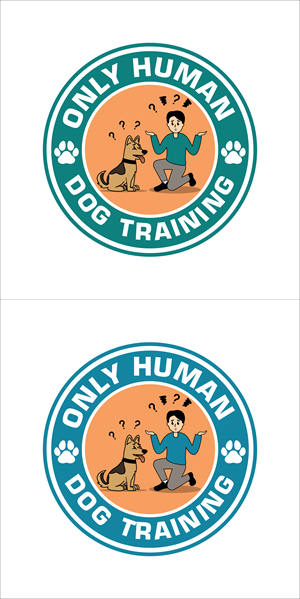 Logo Design by GambarSERU for Only Human Dog Training | Design: #30879401