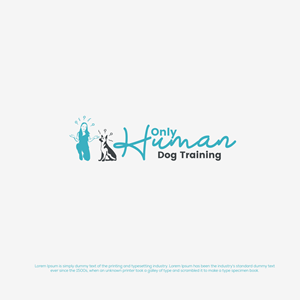 Logo Design by DesignSNW for Only Human Dog Training | Design: #30907575