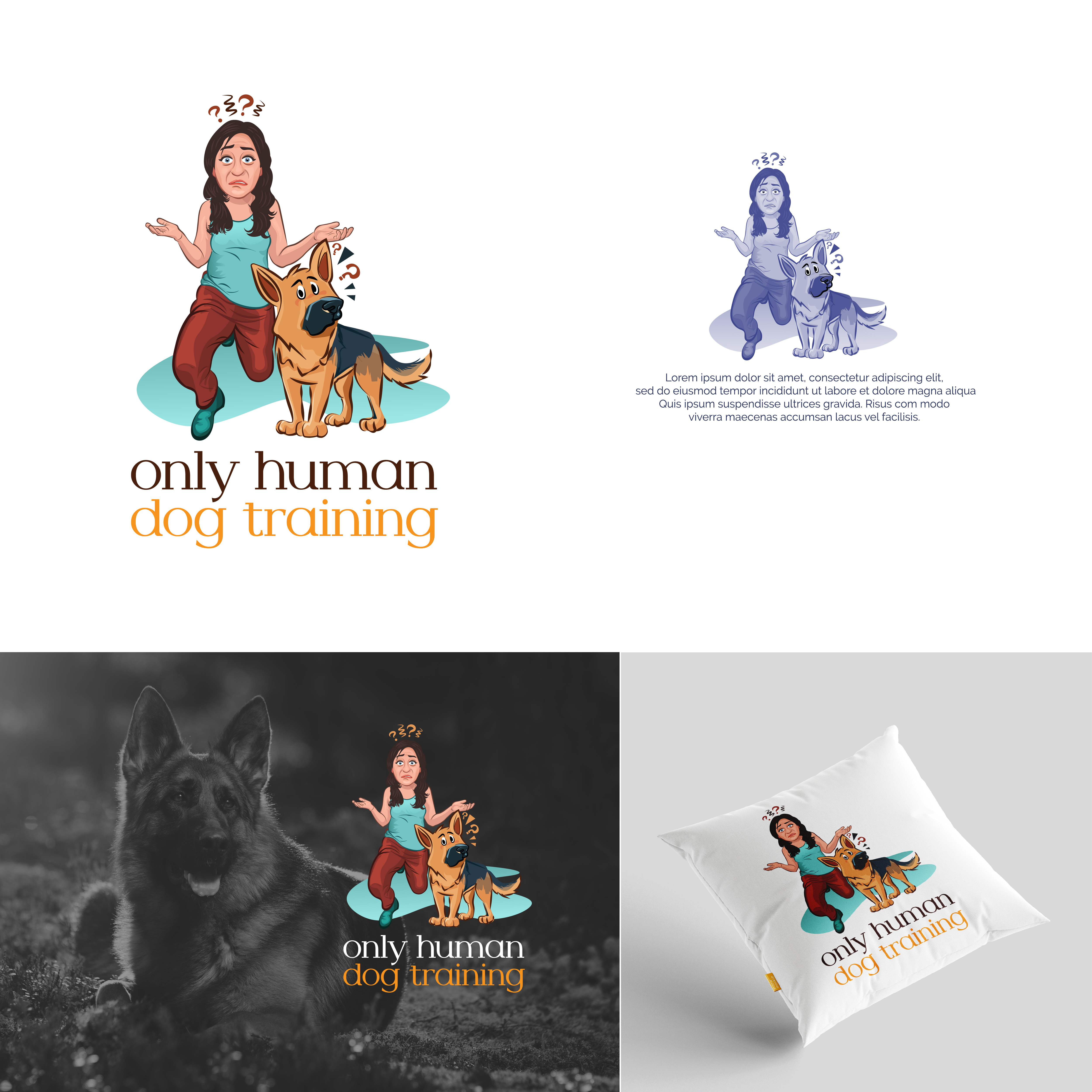 Diseño de Logo por mushroom creation para Only Human Dog Training | Diseño #30892998