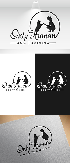 Logo Design by 100%design for Only Human Dog Training | Design: #30881825