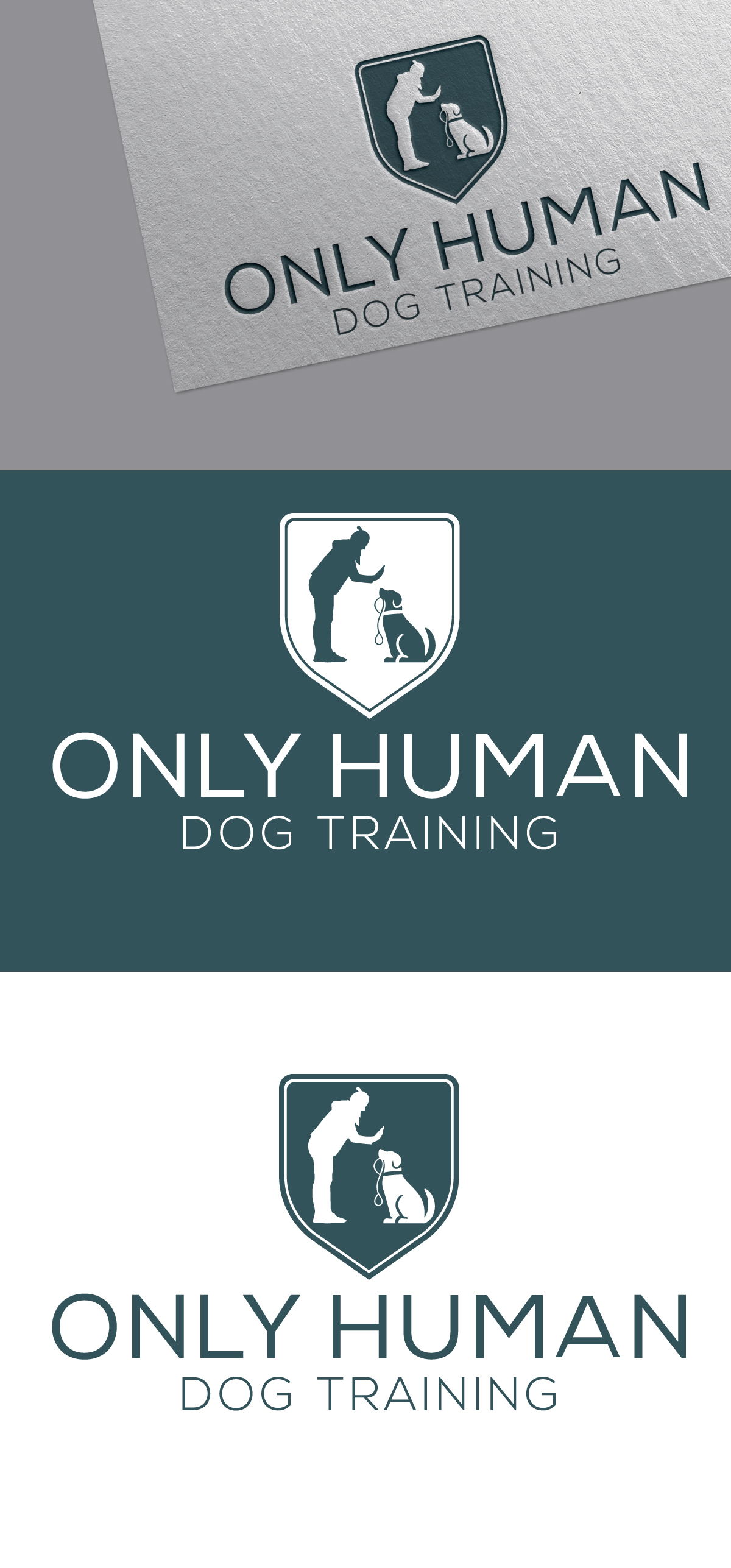 Logo Design by tanjir01 for Only Human Dog Training | Design #30881637