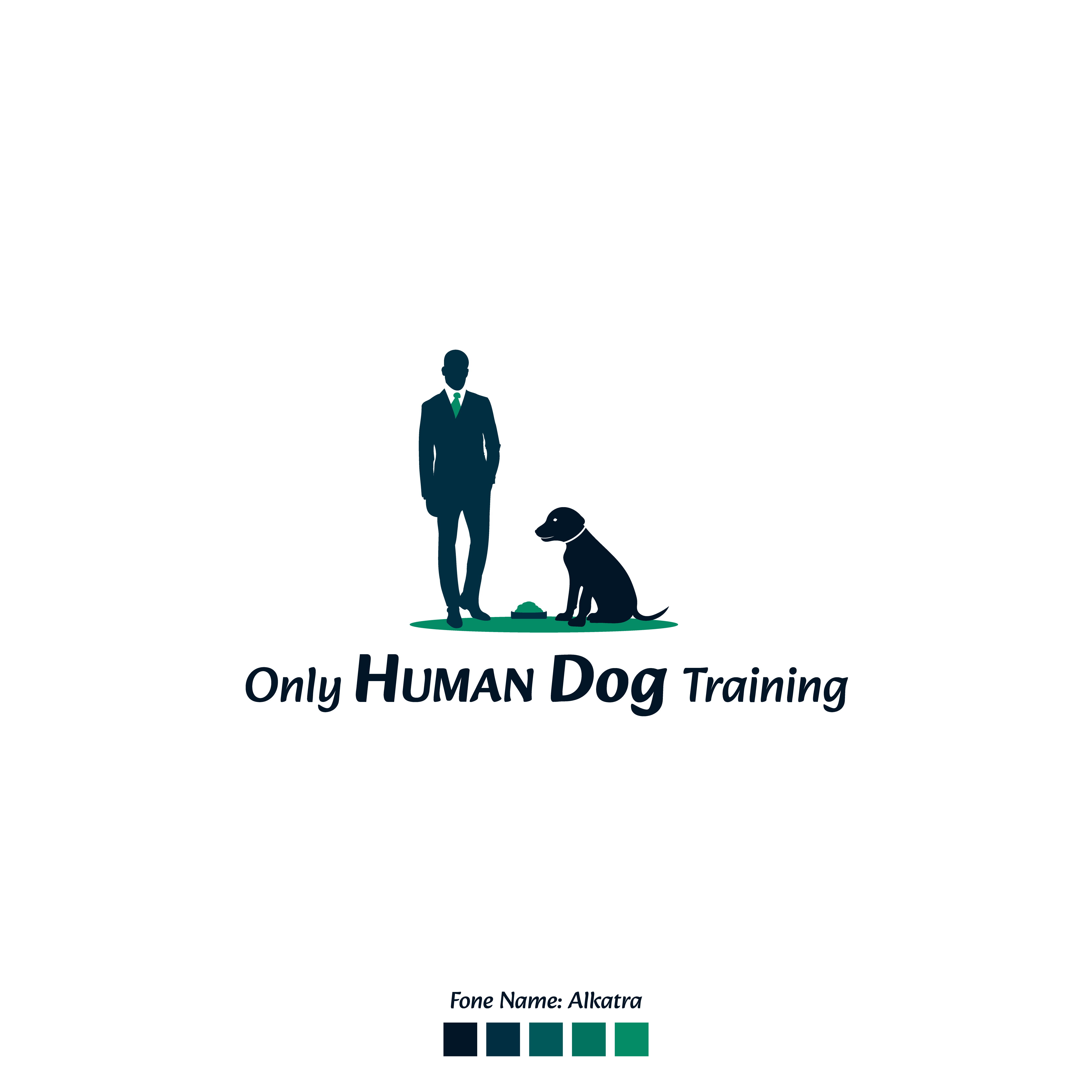 Logo Design by SA Raza008 for Only Human Dog Training | Design #30923530