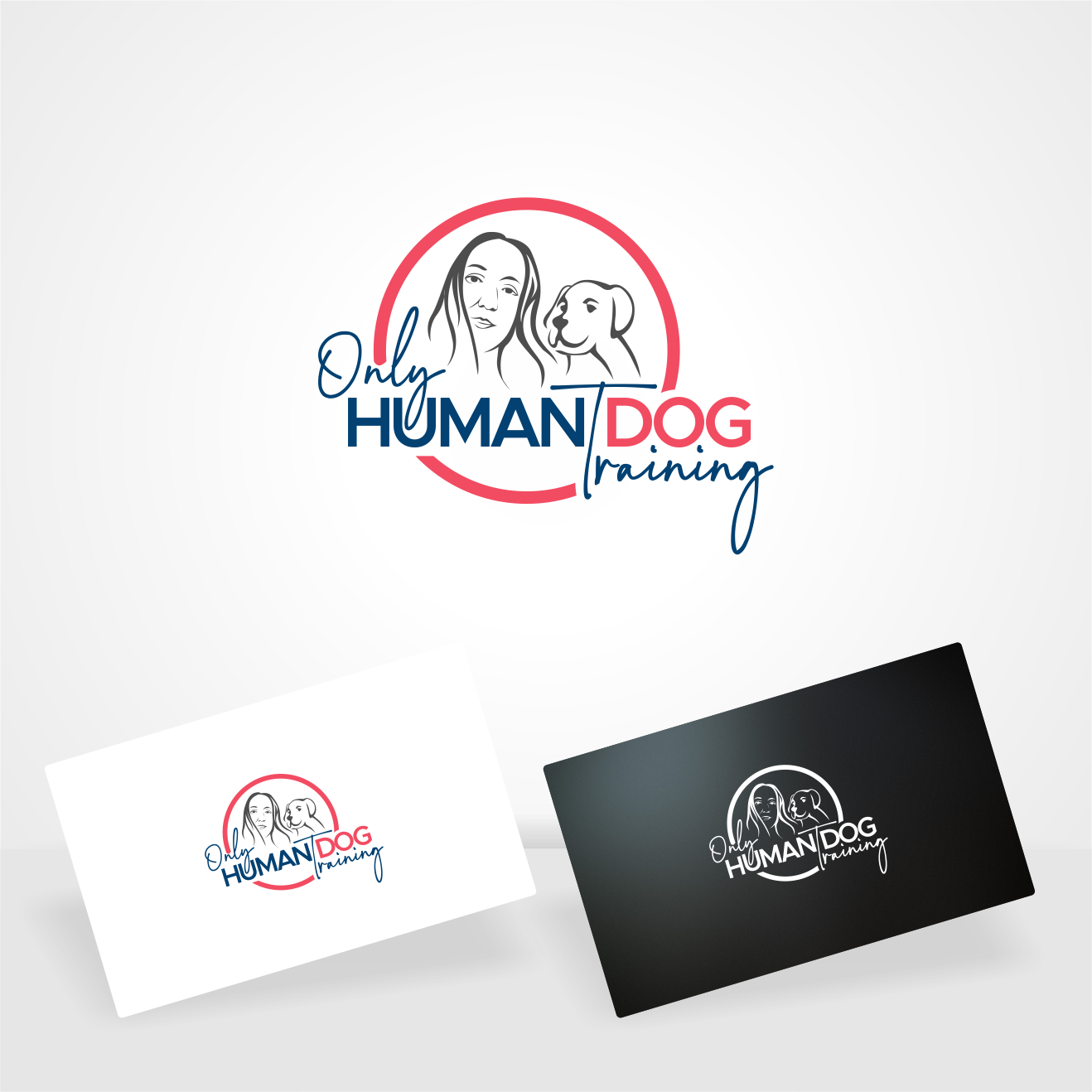 Logo Design by Arham Hidayat for Only Human Dog Training | Design #30894716