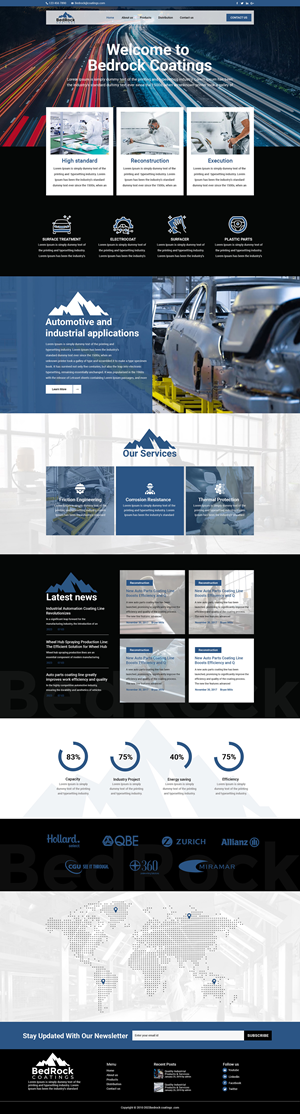 Wordpress Design by creative.bugs for this project | Design: #30888292
