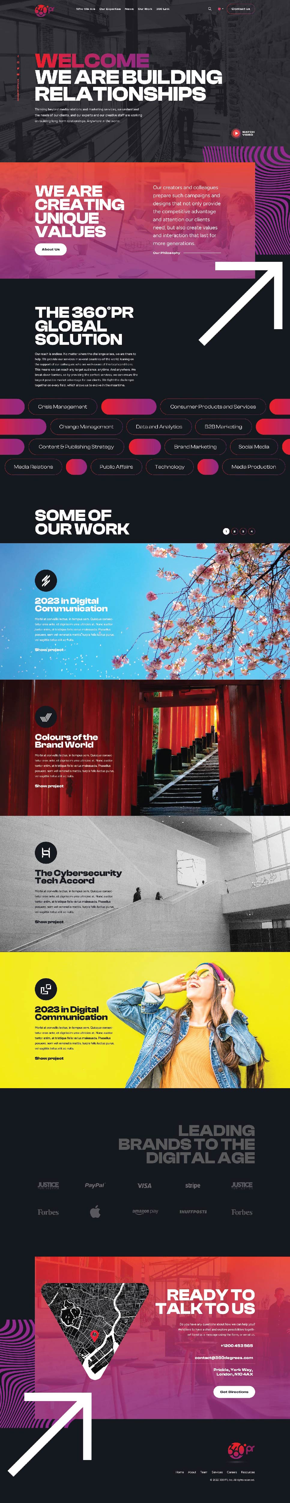 Web Design by Intricate for 360 PRSolution LLC | Design #30943023