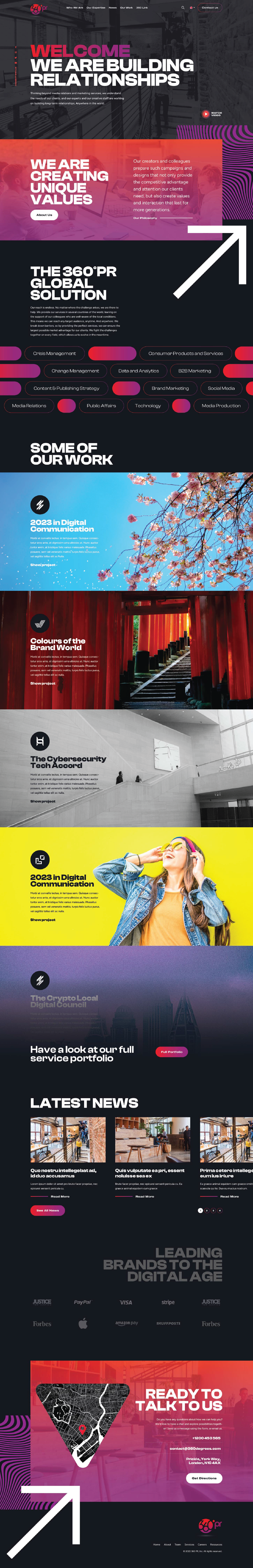 Web Design by Intricate for 360 PRSolution LLC | Design #30955959