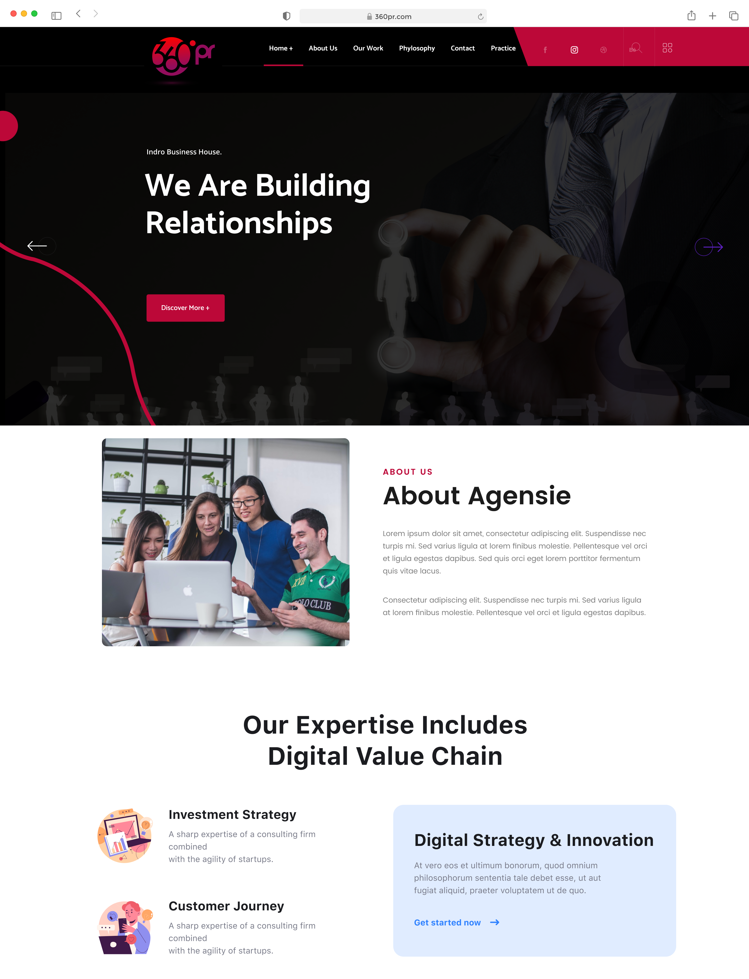 Web Design by Donggala for 360 PRSolution LLC | Design #30937687