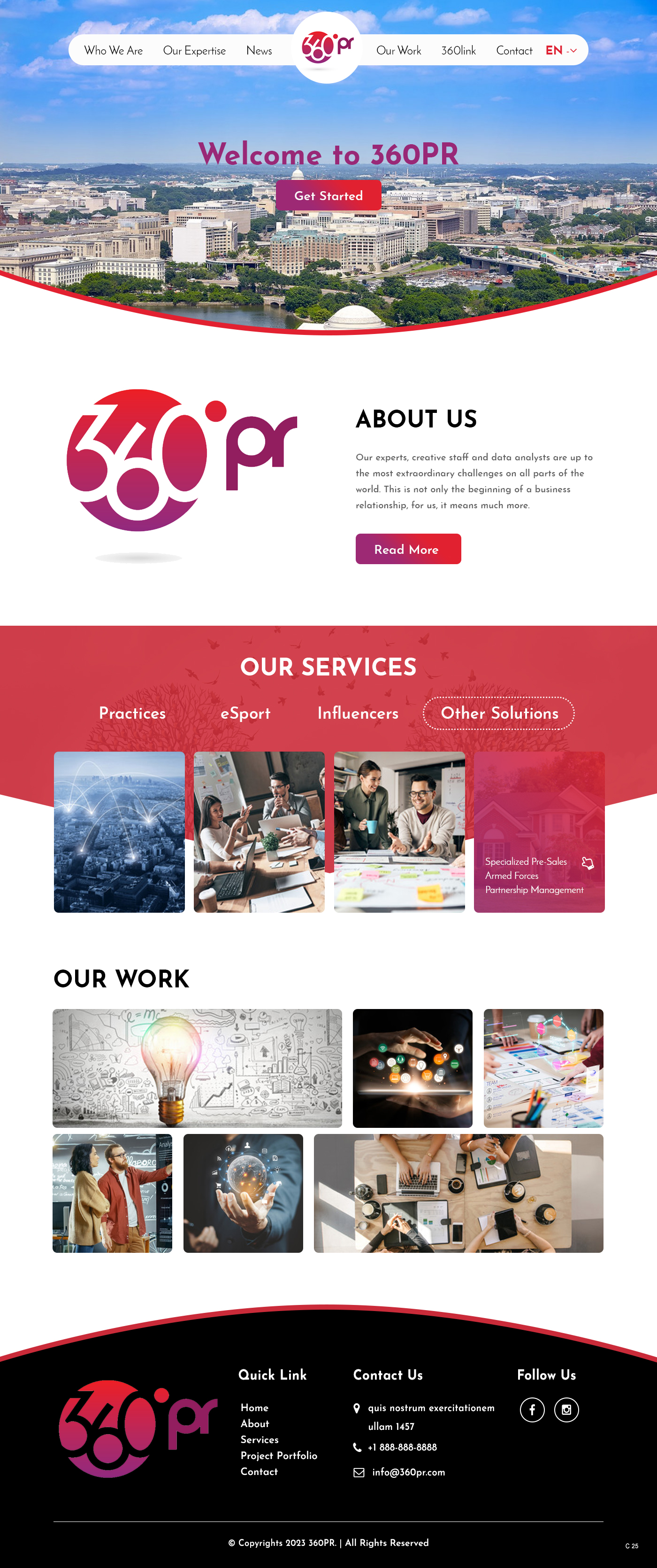 Web Design by pb for 360 PRSolution LLC | Design #30931041