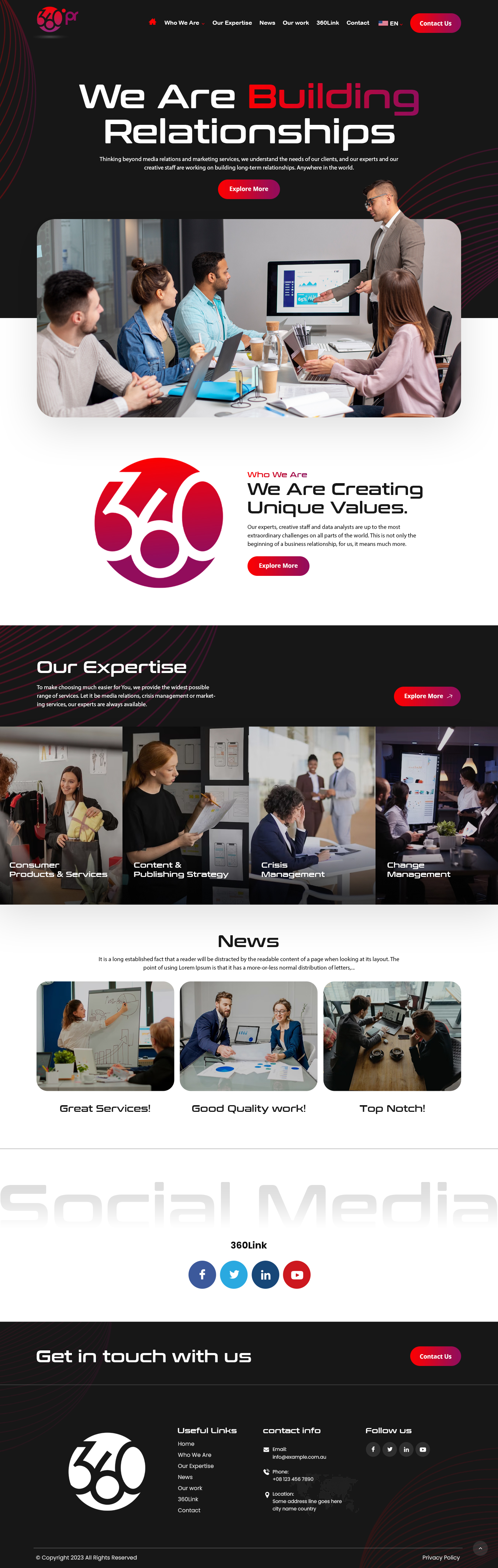 Web Design by nzdesigners for 360 PRSolution LLC | Design #30948791