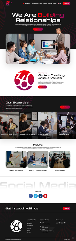 Web-Design von nzdesigners für 360 PRSolution LLC | Design #30948791