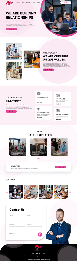 Web Design by nzdesigners for 360 PRSolution LLC | Design: #30957048