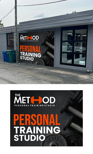 Outdoor Graphic for Personal Training Studio | 77 Signage Designs for a ...