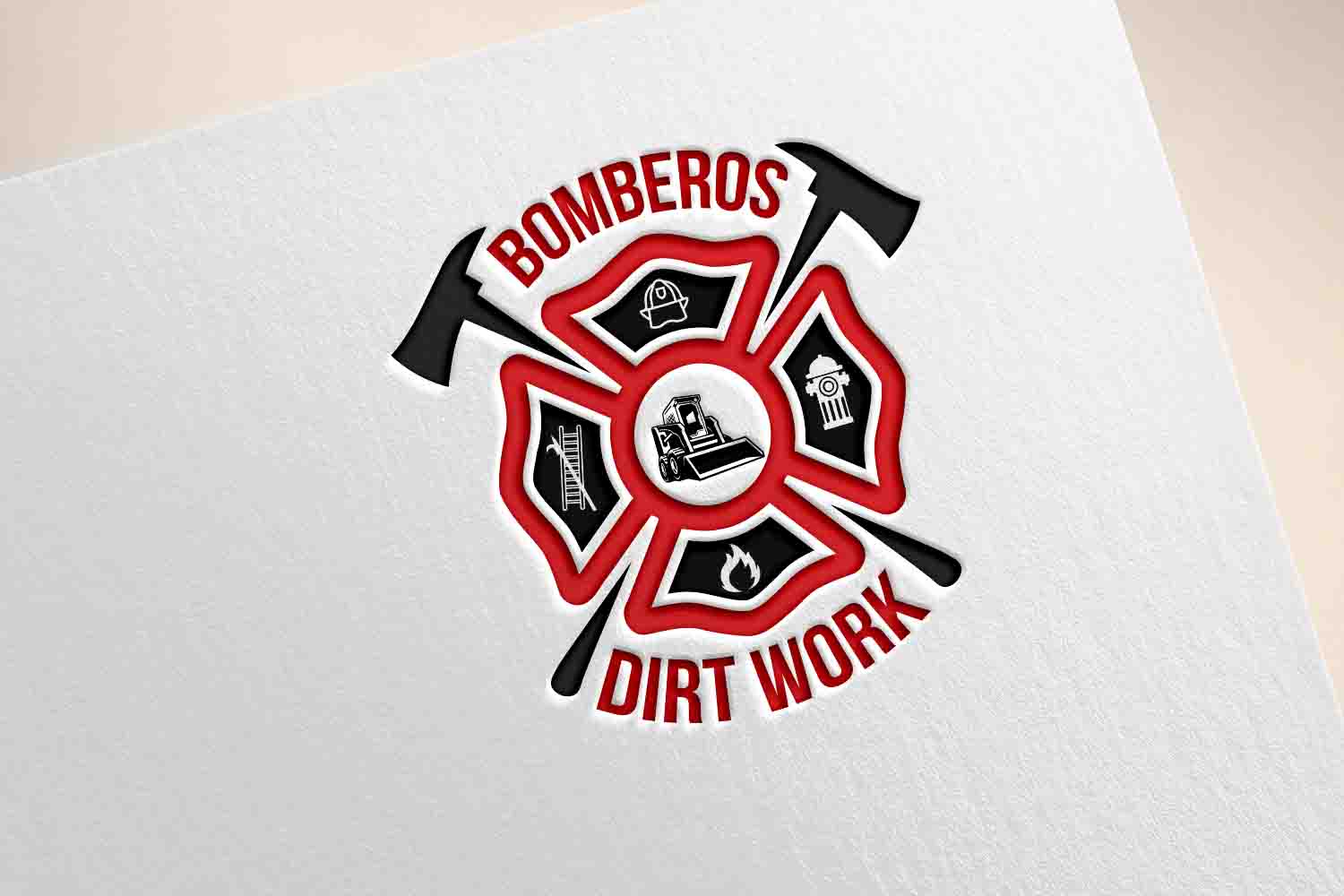 Logo Design by Mk_Graphix for Bomberos Dirt Work | Design #30960188