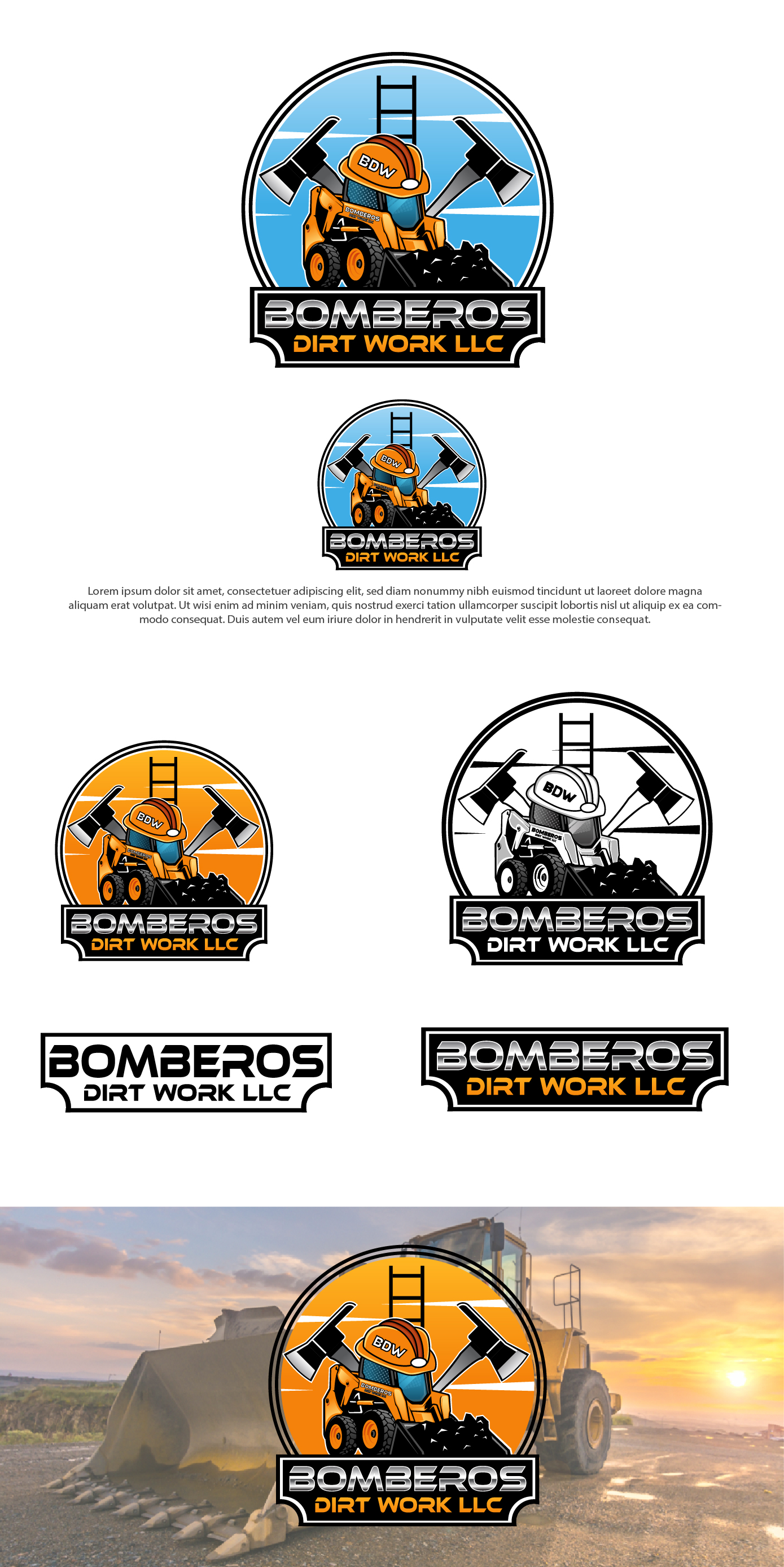 Logo Design by VisionCraft for Bomberos Dirt Work | Design #30924658