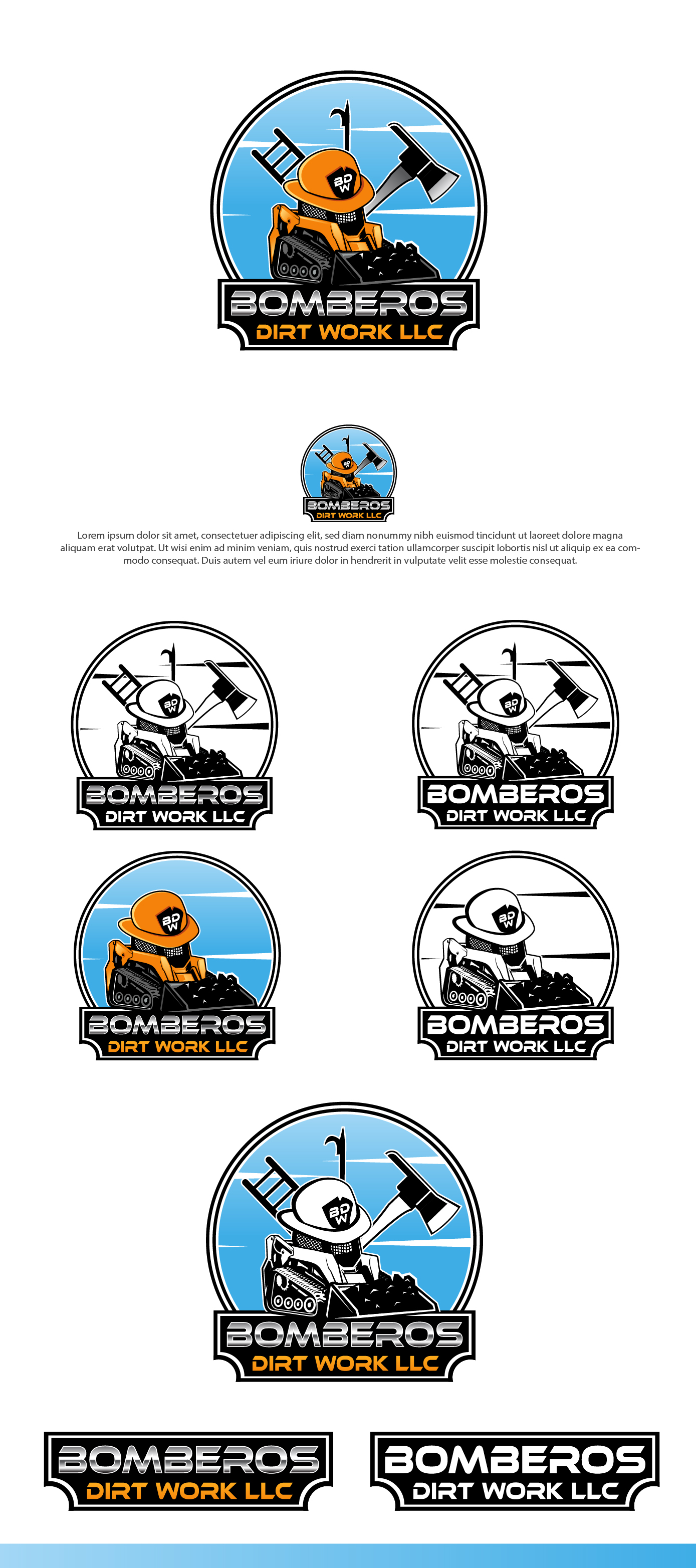 Logo Design by VisionCraft for Bomberos Dirt Work | Design #30949637