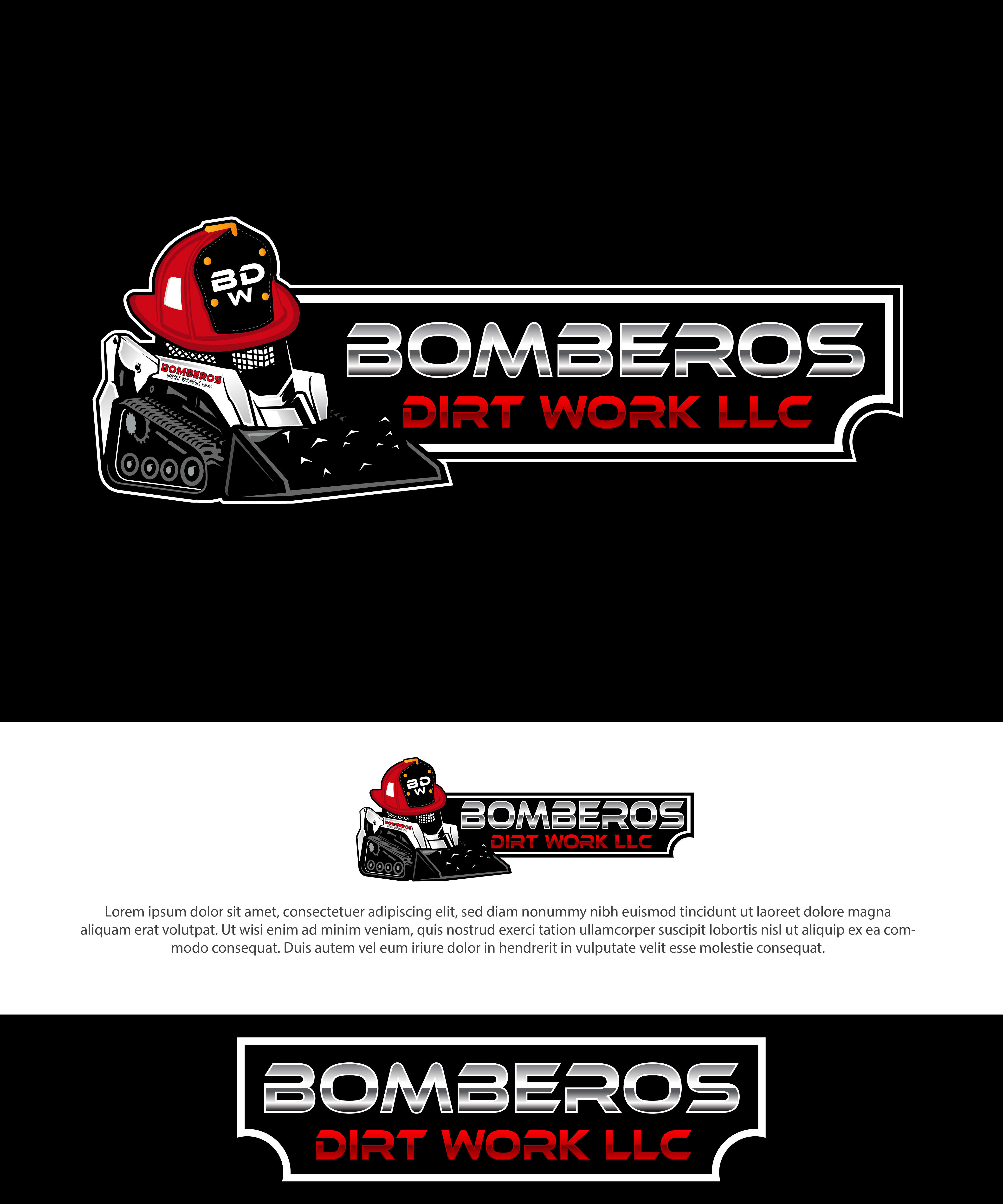 Logo Design by VisionCraft for Bomberos Dirt Work | Design #30972612