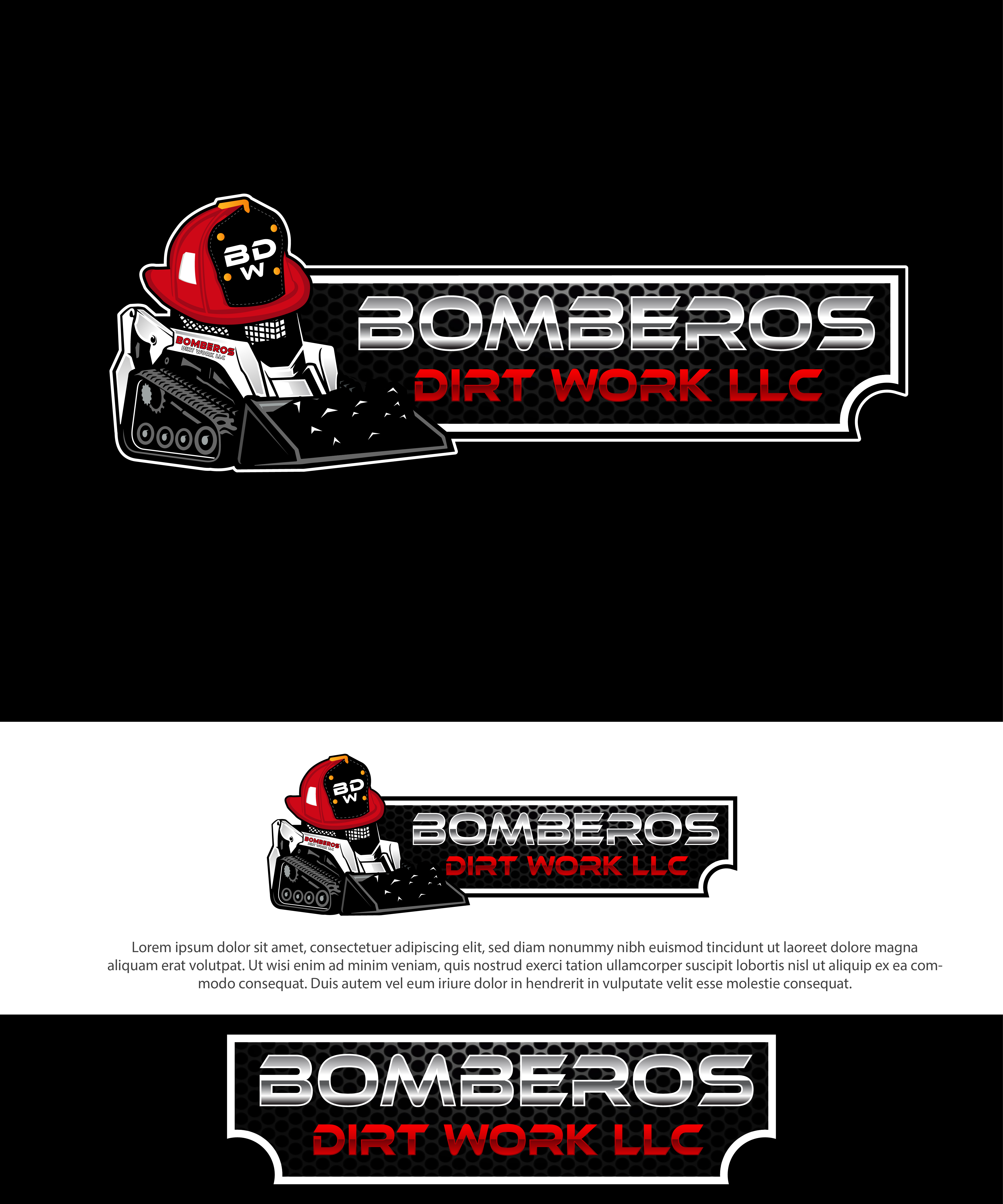 Logo Design by VisionCraft for Bomberos Dirt Work | Design #30972613