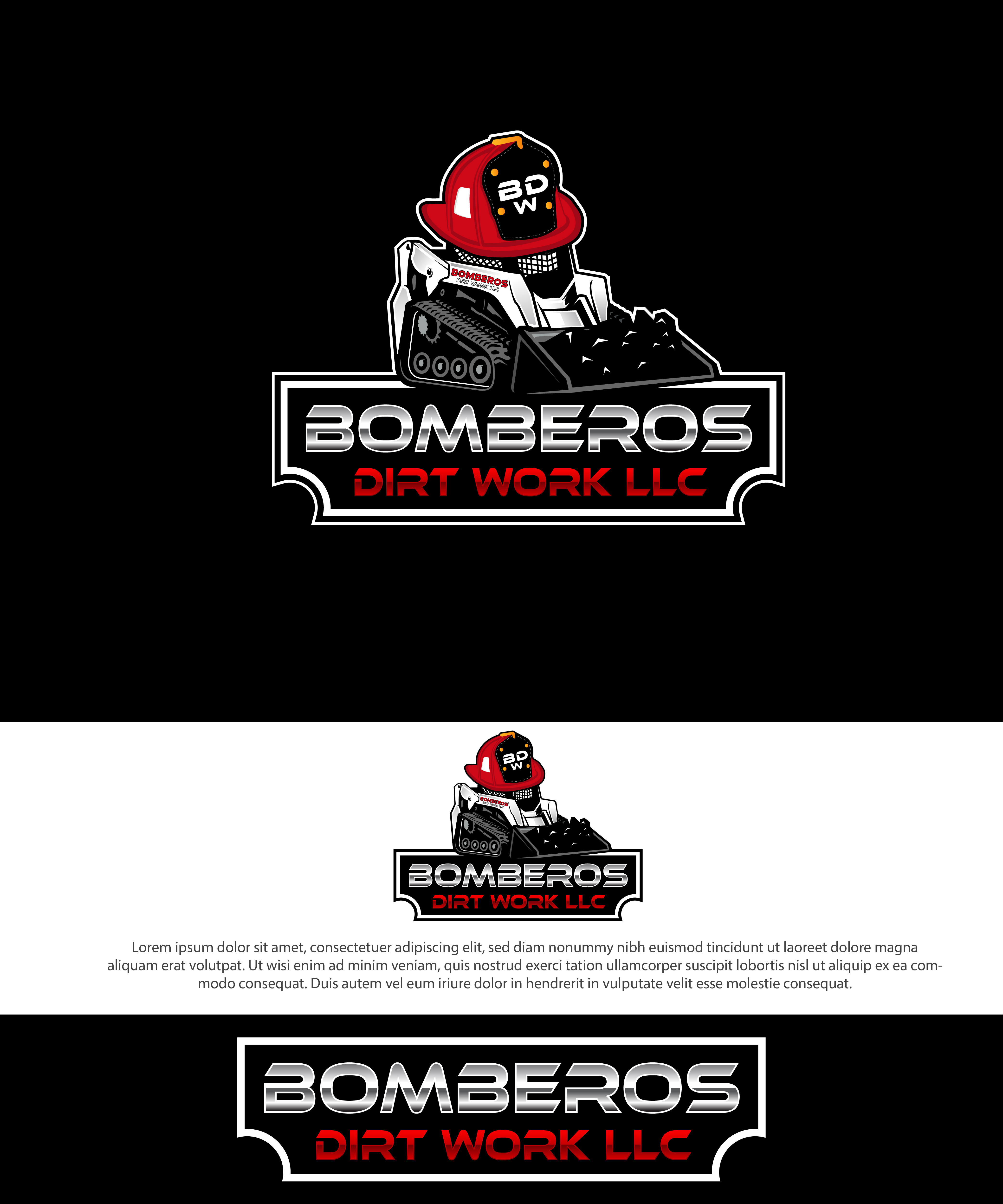 Logo Design by VisionCraft for Bomberos Dirt Work | Design #30972614