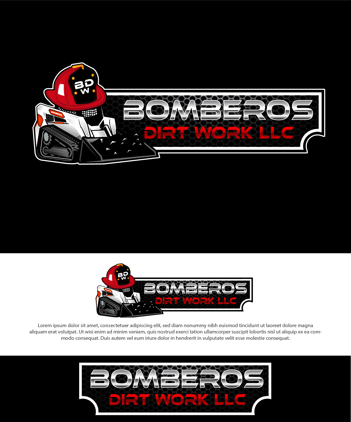 Logo Design by VisionCraft for Bomberos Dirt Work | Design #30987098