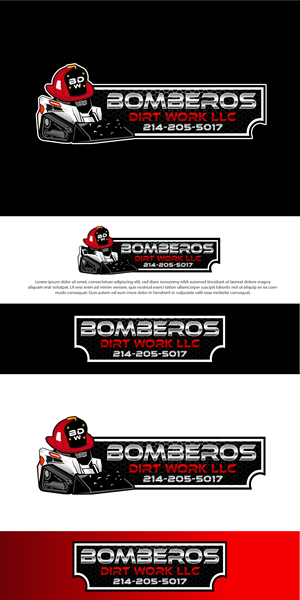 Logo Design by VisionCraft for Bomberos Dirt Work | Design: #30999364