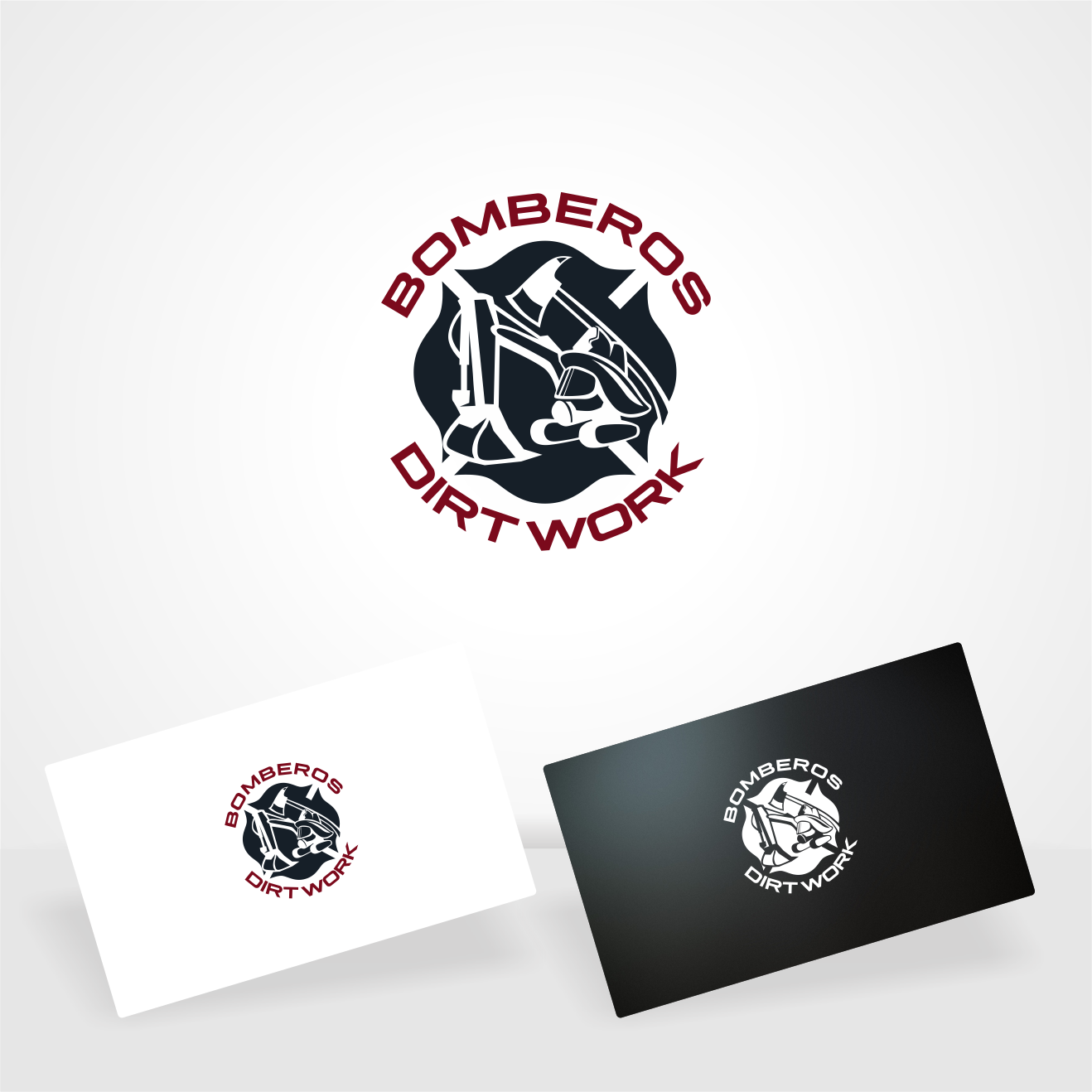 Logo Design by Arham Hidayat for Bomberos Dirt Work | Design #30903810
