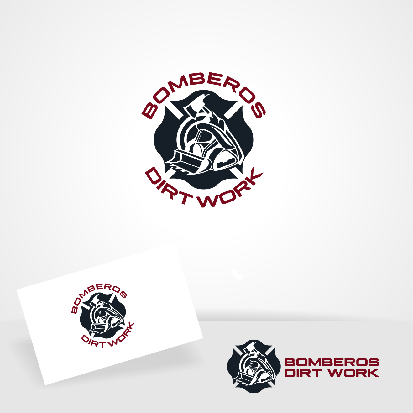 Logo Design by Arham Hidayat for Bomberos Dirt Work | Design #30946614